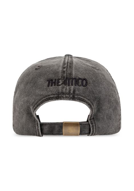 Cappello da baseball con ricamo in grigio The attico - donna THE ATTICO | 247WAC34C104RM615